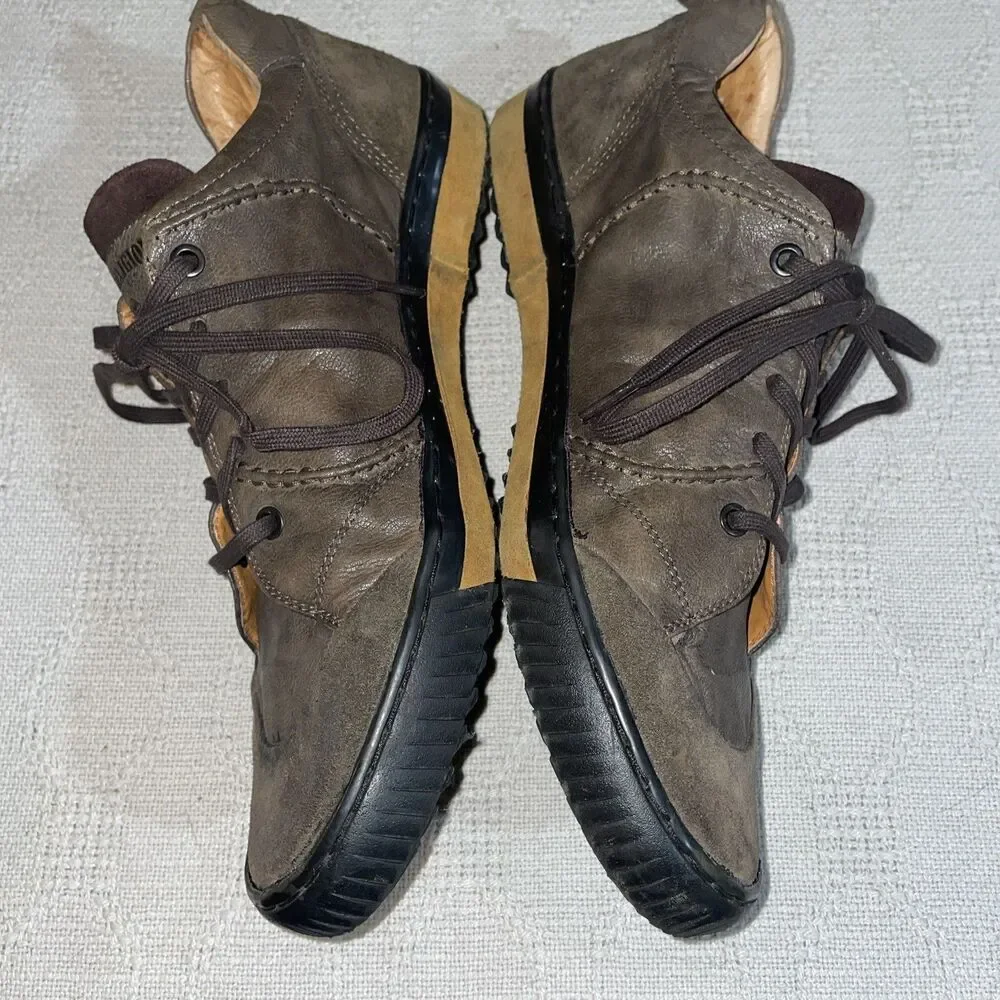 True Religion Men’s Casual Sneakers Size 11 M Brown Leather Going Out Party Fun